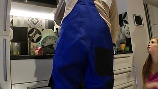 Big Tits Big Ass MILF in School Uniform Skirt teases a Big