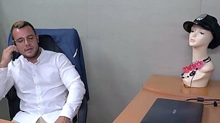 Office MILF Gets Hardcore Fucked
