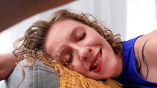 Wavy-haired slut Stella Bliss gets banged by older man