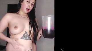 Belly Too Full of Fluid (belly Bumps) BBW Smoking
