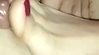 I Relax It with a Special Massage Done with My Long Toes!!