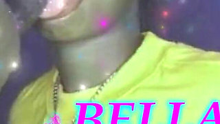 Slut Ebony Loves Her Bottle