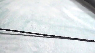 Wife Tickled While Masturbating with Wand Toy