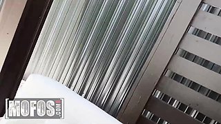 Stunning Babe Star Is Sunbathing When Her Boyfriend JJ Mac Comes Over And Asks Her If She Wants Anal