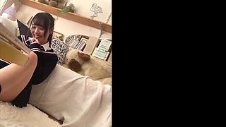 Japanese Beauty Unveils Hidden Desire in Slim Voyeur Peek