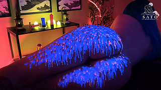 Wax Play and Anal Plug - Halloween Special