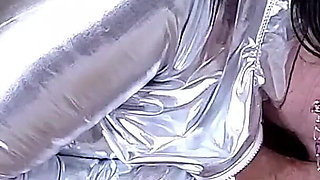 Selena Sky Stars in Silver Disco Creampie