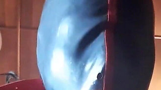 17 minutes of hogtied extreme blowjob and deepthroat with massive oral creampie