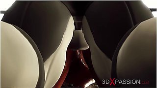 Extreme Sex In Restraints. Big Tits Beauty Likes To Be Fucked Hard