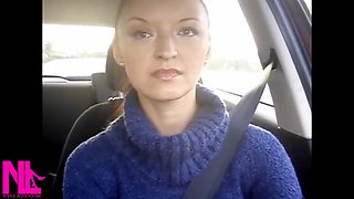 Driving Quick in Flowered Ballet Flats