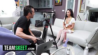 Donnie Rock and Luxe La Fox's cum inside smut by Team Skeet