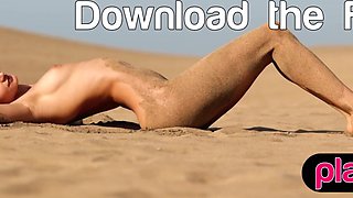 Petite mom and Polish beauty strip nude