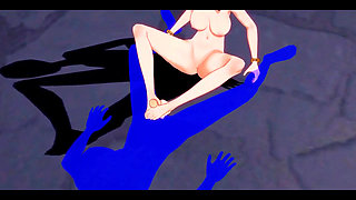 My Hero Academia Hentai - Uraraka Footjob Fucked with Creampie - Japanese Asian Manga Anime Game Porn