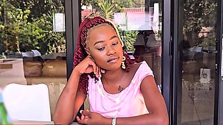 Amateur Ebony Teen Cutie Gets Her Virgin Hole Rough Fucked