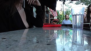 Shy Goth Exhibitionist - Dinner Date And Bookstore Flashing