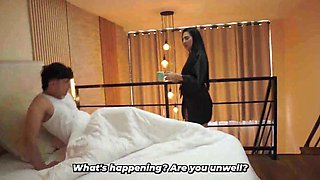 Steamy Cougar Step-mom Rail My Immense Swelling With Her Large Butt (Sarah Black)