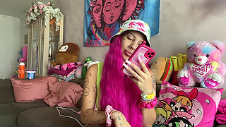 POV Vaping While Calling My Cuck Boyfriend Telling You Im Cheating on You While Youre Resting at Night with Bigger Cocks Vape Fe