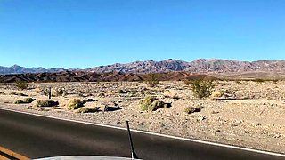 Public teen sex in the convertible car on a way to Las