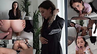 Stepmother was caught cheating! Give me your ass...