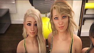 Cartoon sex, 3some, cartoon fantasy