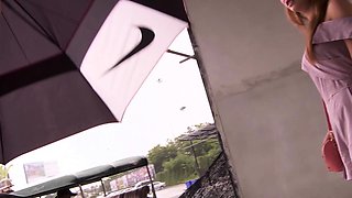 Thai amateur teen picked up for hard sex