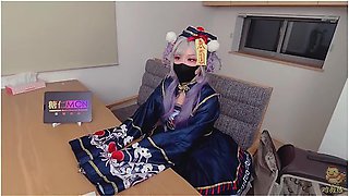 Halloween-themed Special, Little Zombie Doll Role Play With Boots On Footjob