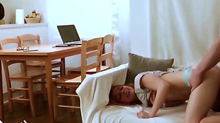 Horny Young Step Sister Fucked whereas her Mom can Sees Them! cumshot