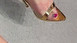 Horny Granny Strips and Fingers Her Juicy Pussy Solo