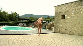 Paige Ashley's ass stretched and stretched by the sex toys inserted by the fucks doctors Lauro and Mugur
