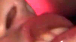 Skinny Brunette Stretched Wide in Intense Group Fisting Session