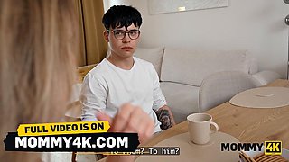 Big-Tits Milf Mommy4K Wants to Introduce Her Sons Girlfriend to Her Son but the MIL