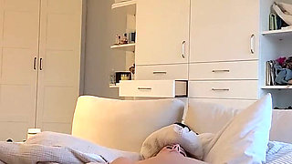 Mega Orgasm with Anal Dildo and Dildo in Front