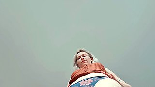 Blonde emo amateur solo masturbation
