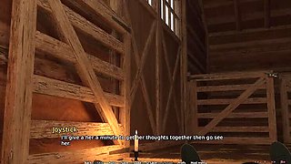 Granny Seduction Visual Novel - Grandma's House Shower Sex Scene HD