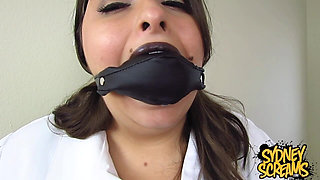 Gagged Nurse Sydney Begs - HD Wmv