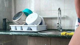 You always get a delicious coffee if you help with the dishes in the kitchen.