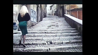 Moana Pozzi Blonde Bitch Takes It Rough and Deep