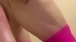I love shoving plugs up my ass. Redhead bitch crossdresser