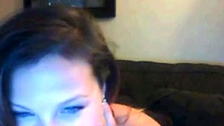 BBW Webcam Girl Flashes Her Huge Tits