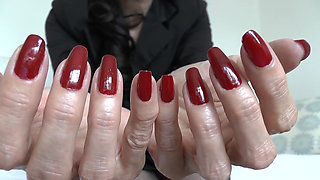 Beautiful Red Fingernails in Summer - Part 3, Lady Victoria Valente