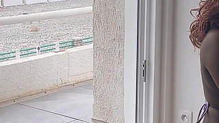 Hot French MILF Met at the Beach Gets Fucked Hard by a Stranger's BBC on Her Rooftop