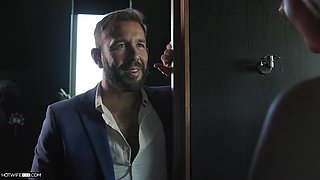 Wife Shows Off Her Fresh Creamy Pearl Necklace (Bambi Barton)