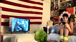 Romanian amateur webcam teen masturbate