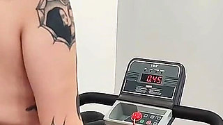 Treadmill Chubby Girl Exersice Short Tights Big Ass Complete