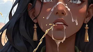 Experience Powerful Desert Oral Bang-out with Nude Black Queens in Outstanding Dark-hued XXX.