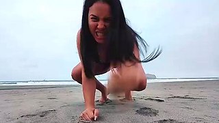 Colossal Canela Beach Attack FemDom