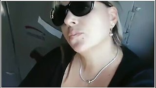 Smoking In Train. Bbw Stepmommy Show Naked Boobs Public