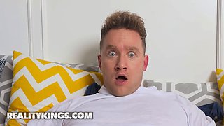 Van leaves behind all about being late for work and fucks Kendra Sunderland's greedy cunt instead - reality kings