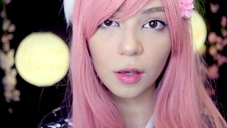 Emo teen Becka solo webcam masturbation