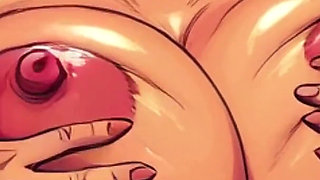 Ai Cartoon Hot Grey Haired Granny in Lockerroom Showing Naked Body